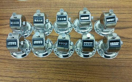 Lot of 10 Golf/Tally 4 Digit Counters