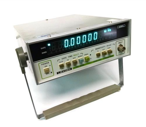 Leader electronics ldc-822 80 mhz 100v max desktop frequency digital counter for sale