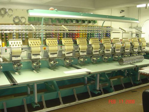 Tajima embroidery machine 12 head 9 needle 9 color for sale