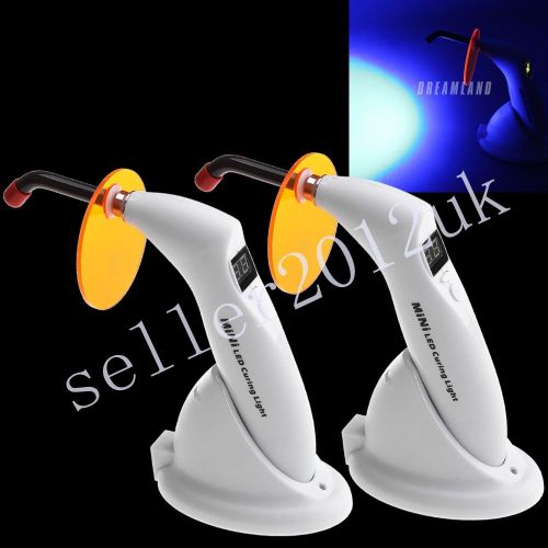 2 sets new arrival dental wireless cordless led curing light lamp nib t7 for sale