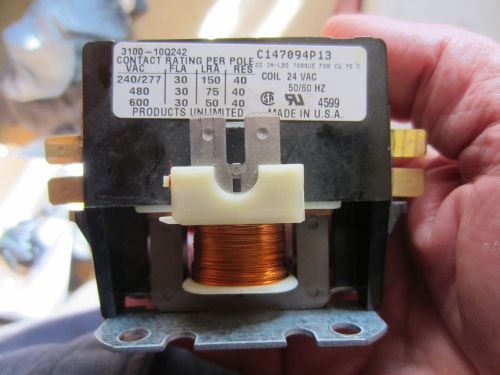 O.E.M.Trane Am Standard Contactor 1 Pole 30 Amp C147094P13  coil 24 VAC