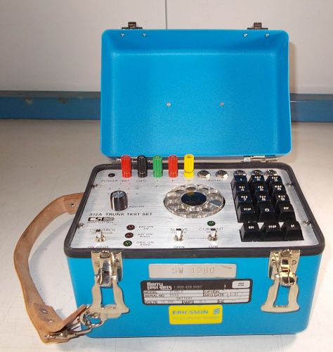 BERRY ELECTRONICS 312AL2 TRUNK TEST SET BLUE BOX