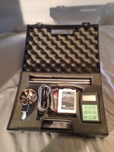 Pacer’s model DA 4000 digital anemometer In Case And Works Good.