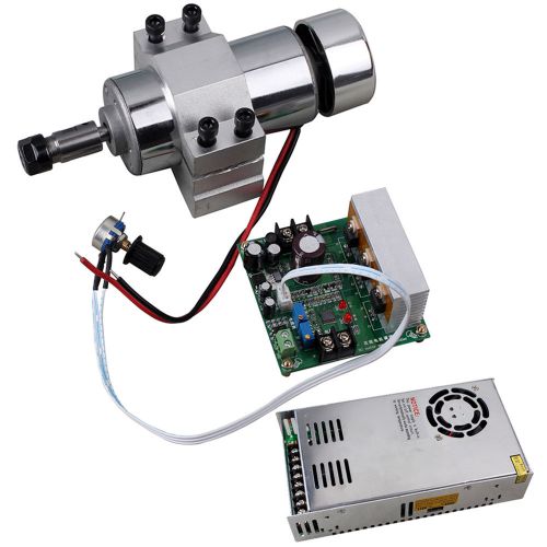 400w cnc air-cooled spindle motor pwm speed controller power supply mountbracket for sale