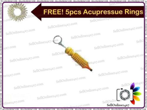 Brand new acupressure jimmy key chain wooden / plastic pain relief therapy for sale