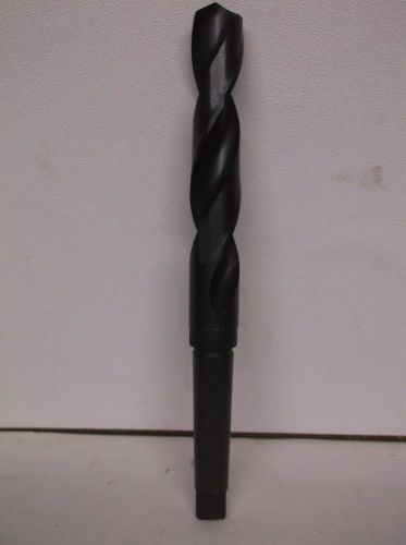 New 1 5/32&#034; x 4mt hss black oxide taper shank drill 5tvh0 new (b26) for sale