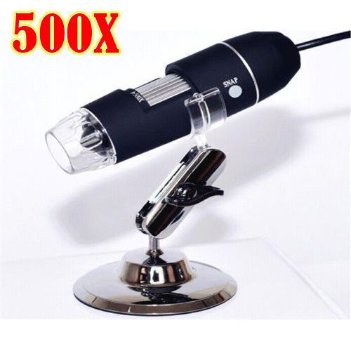 New 50-500X 8 LED Digital USB Microscope Magnifier Zoom Video Inspection Camera