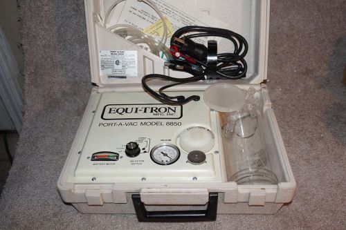 Equi-Tron Port-A-Vac Portable Suction Machine Model 8850