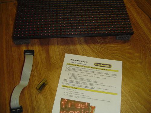 Freetronics 16 x 32 Red LED Matrix