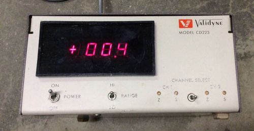 Validyne CD223 two channel digital transducer indicator