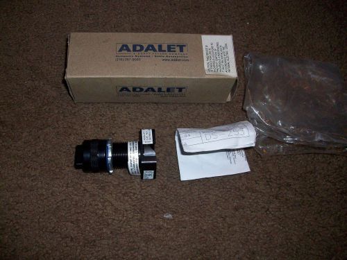 ADALET EXPLOSION PROOF SELECTER SWITCH XHSS-S NEW