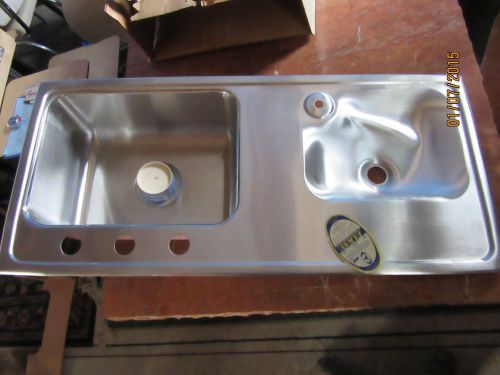 Elkay Stainless Sink with Water Station/Drinking Fountain (No Faucets Included)