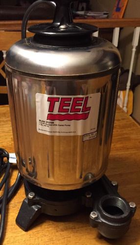 Teel - dayton 1/3 hp submersible sump pump model 3p576b 115v franklin electric for sale