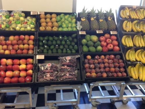 Produce fruite displays