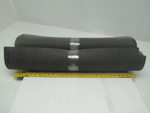 Friction surface top brushed/coated black conveyor belt 30&#034;w 2-rolls 11&#039; total for sale