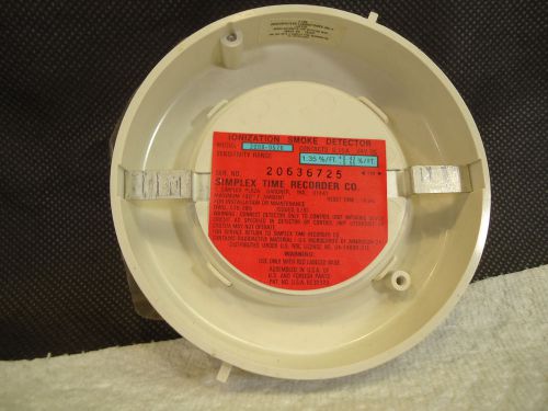 One new simplex 2098-9576 ionization smoke detector 24vdc for sale