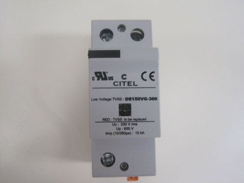 **NEW** CITEL DS150VG-300 LOW VOLTAGE SURGE PROTECTOR TYPE 1, UC 330VAC, UP 600V