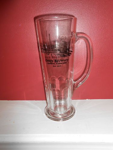 ONE COORS BREWERY EST. 1873 STEIN MUG PINT GLASS Coors Brewery Golden Colorado.