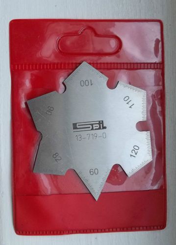 New SPI 13-719-0 60-120° Countersink Angle Gage
