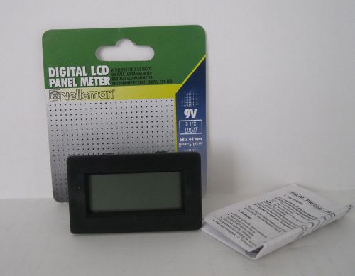 VELLEMAN Digital Panel Meter  LCD Display 3.5 Digit 2.7&#034; x 1.7&#034; Economic PMLCDL