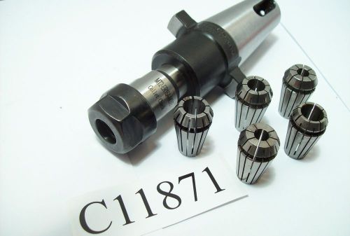 Kwik-switch 200 holder with new er16 collet chuck w/5 er 16 collets  c11871 for sale