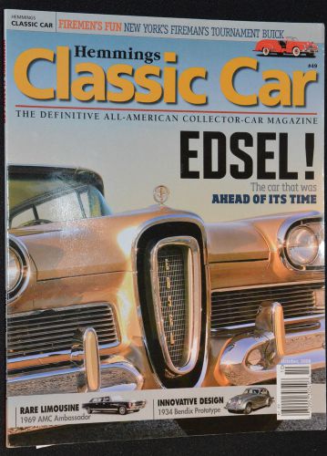 Hemmings Classic Car #49 October 2008-Edsel Rare Limousine 1969 AMC Ambassador