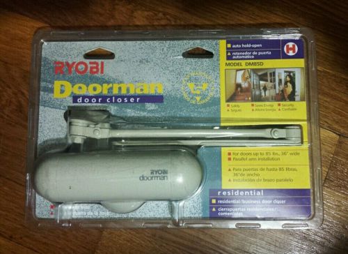 RYOBI DOORMAN - MODEL DM85D RESIDENTIAL Door Closer auto hold open