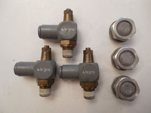 Legris air flow control valves &amp; roberts pressure relief valves for sale