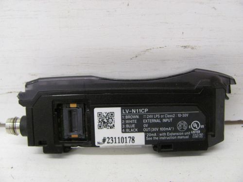Keyence laser sensor amplifier lv-n11cp 24v lps for sale