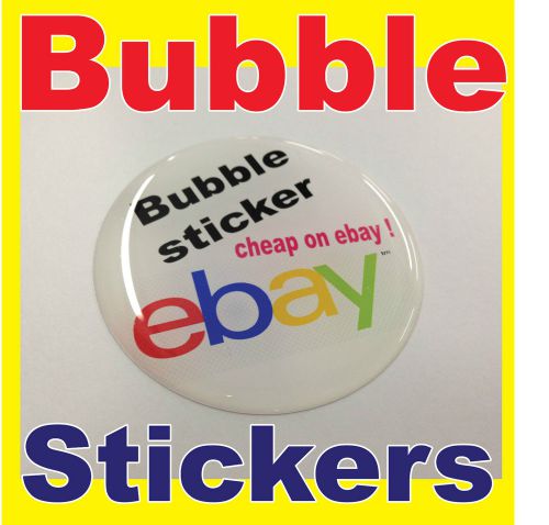 BUBBLE STICKERS 3D SILICON  CUSTOM PRINT STICKERS CUT TO SHAPE DOMING RESIN