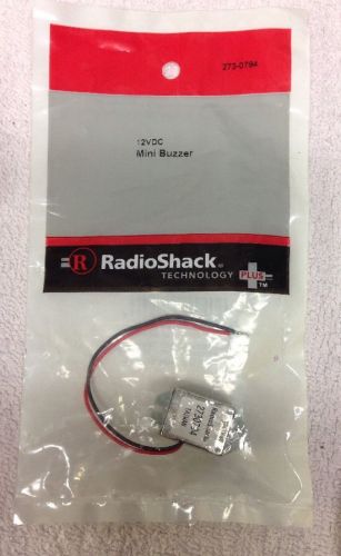 12-Volt Mini Buzzer, Radio Shack 273-0794