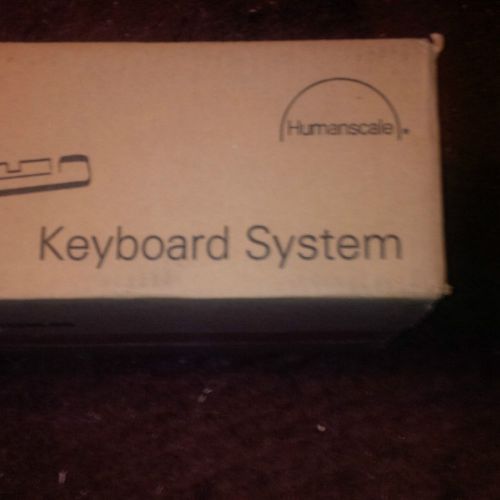 Brand New Human Scale Keyboard Tray 6G500 Palm Rest