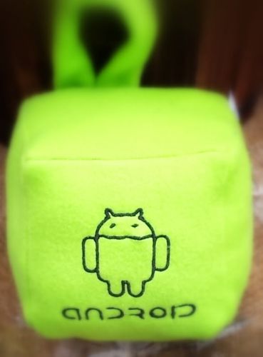 Android Robot Cube plush toy ,popular social networking item (NFC included)