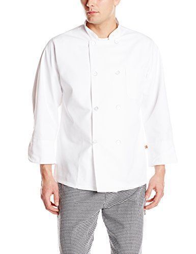 NEW Red Kap Chef DesignsEight Pearl Button Chef Coat  White Regular 3XLarge