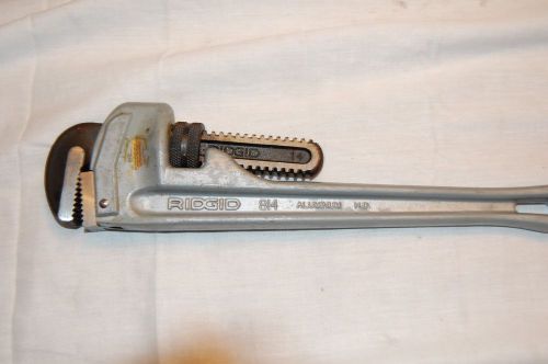 Ridgid 14&#034; aluminum end pipe wrench for sale