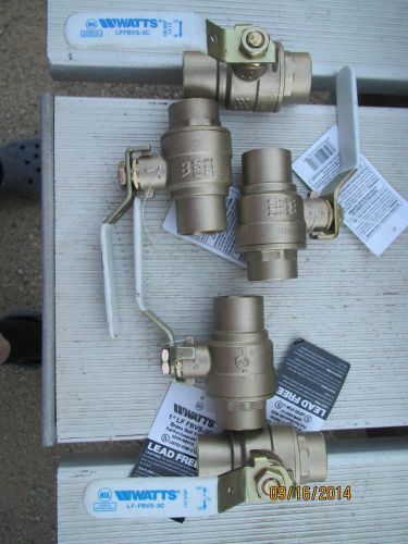 Watts1 inch ball valves, lead free  lot of 20 for sale