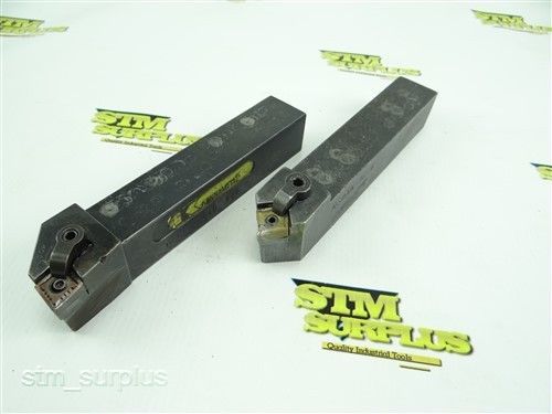 PAIR OF KENNAMETAL INDEXABLE TURNING &amp; FACING TOOL HOLDERS 1&#034; SHANK