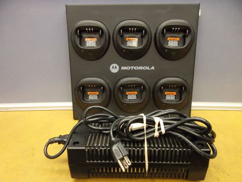 Motorola 6 unit bank charger wpln4171a for sale