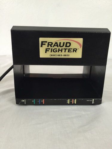 FRAUD FIGHTER by UVERITECH UV-16 Ultraviolet Counterfeit Detection Bill Scanner
