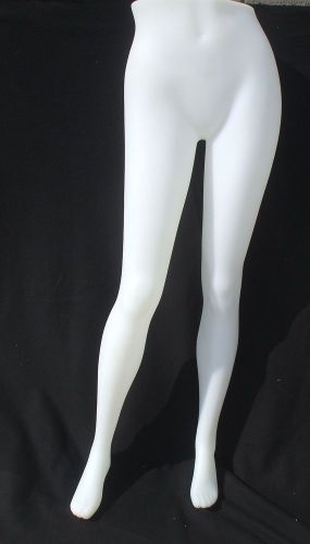 One Used Female Mannequin Plastic Legs Half Lower Torso Store Display