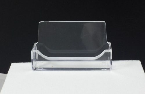 25 New Acrylic Clear Business Card Holders Desktop Plastic Display Stands
