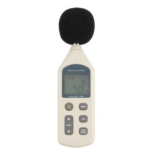 Digital lcd sound level meter noise pressure 30~130db decibel tester gm1357 mg for sale