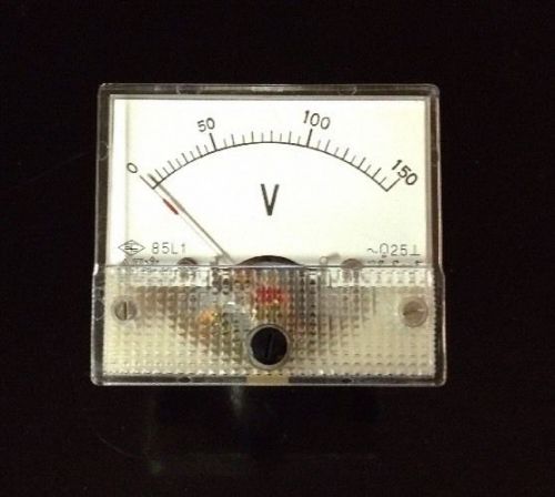 Analog Panel Volt Voltage Meter Voltmeter Gauge 85C1 0-150V AC-
							
							show original title
