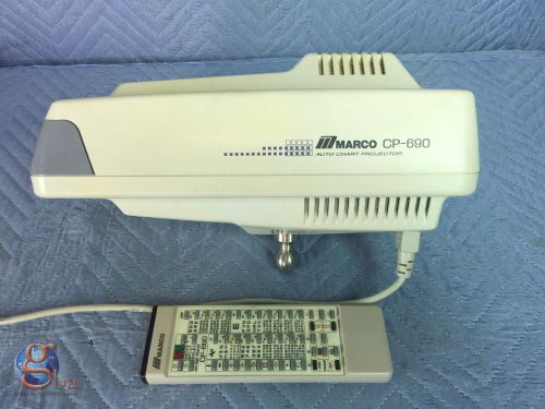 Nidek Marco Eye Exam Auto Chart Projector CP-690 with Remote
