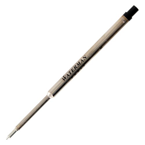 Waterman Ballpoint Pen Refill, Medium Point, Black Ink, Each (83425)