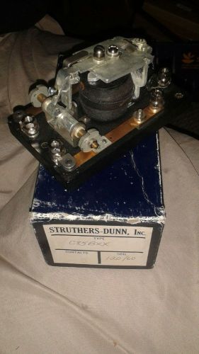 STRUTHERS-DUNN INC.TYPE C85BXX 120V 60HZ. DUNCO RELAYS   NEW IN BOX
