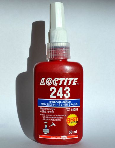 Loctite 243 Blue - Medium Strength Threadlocker - 50ml 1.69oz