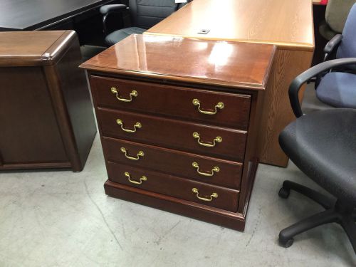 2 DRAWER LATERAL SIZE FILE CABINET by BERNHARDT in CHERRY COLOR WOOD