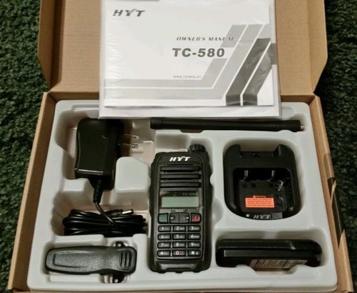 HYT TC-580 VHF 136-174Mhz 256 Channel 5 Watt Portable NEW IN BOX.