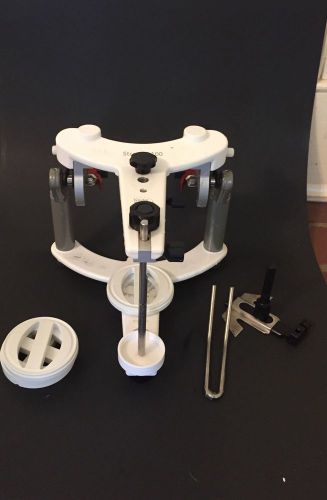 Ivoclar Vivadent Stratos 100 dental articulator with case and mounting plates